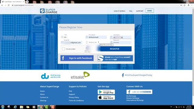 How to Recharge Mobile Du and Etisalat from any Bank Cards || Top-up du and Etisalat Mobile Online