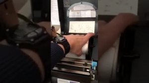 Loading a Citizen Thermal Printer (CL-S521) with a Canada Post Thermal roll of labels