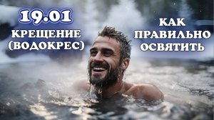 Водокрес. Крещение 19.01. Как правильно освятить.