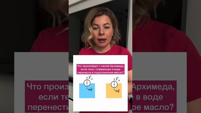 Задача на силу Архимеда 🛀  #ЕГЭ #физика #ЕГЭфизика #решуЕГЭ #ФИПИ #Демидова #ОГЭ