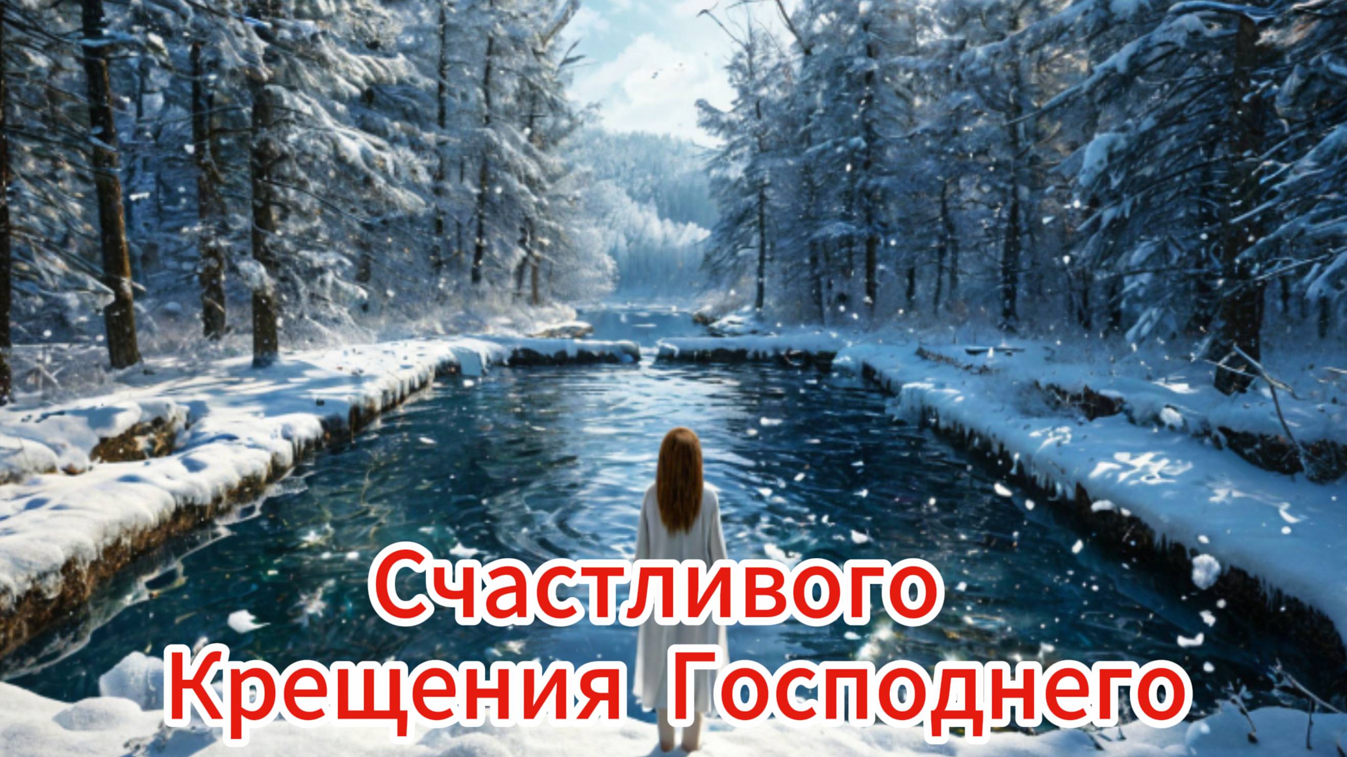 Красивое Поздравление с Крещением Господним!