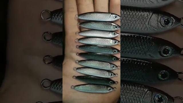 Пилькеры асимметричные. Имитация малька уклейки