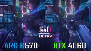 ARC B570 vs RTX 4060 || RYZEN 7 9800X3D || PC GAMES BENCHMARK TEST ||