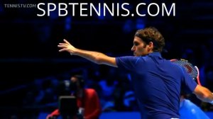 Удар справа в исполнении Роджера Федерера