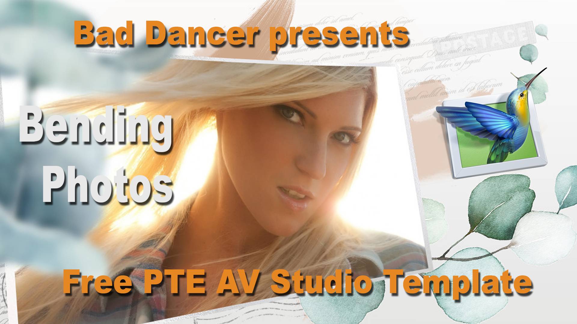 Free PTE AV Studio Template - Bending Photos ID 17102021