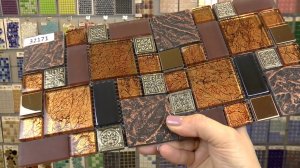 Мозаика из стекла, металла и камня