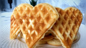 Самый Удачный Рецепт Вафель для Вафельницы. Как Приготовить ВАФЛИ дома / простой Рецепт без Миксера