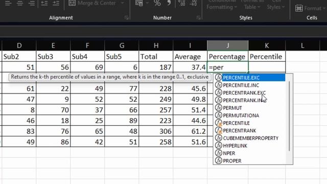 How to calculate percentage and Percentile in Microsoft Excel in hindi@COMPUTEREXCELSOLUTION #excel