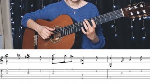 Как играть на гитаре мелодию из к/ф " Гарри Поттер"