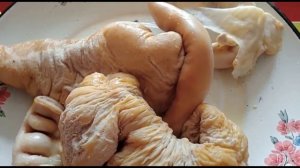 Манты жасау ішек-қарыннан