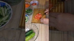 Фунчоза по Корейски с овощами и с заправкой Чим-Чим🥗