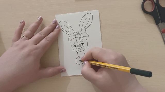 Рисуем открытку на 14 февраля. Красивый и простой рисунок для подарка своими руками ❤️ Рисуем вместе