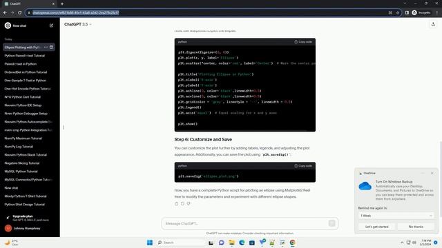 plot ellipse python смотреть онлайн