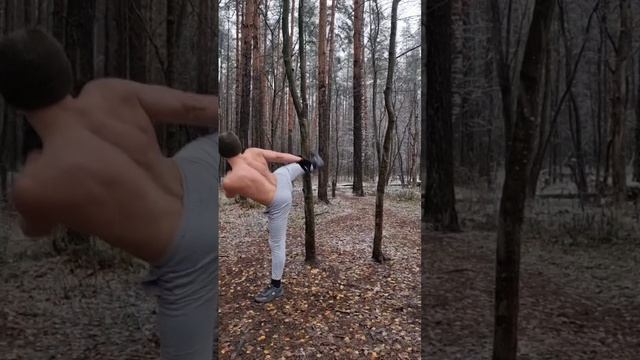 тренировка в лесу 🌲