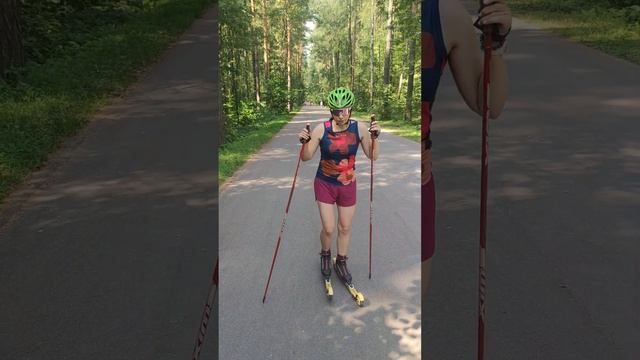 самоконтроль техники для роста результата #лыжероллеры #коньковыйход смотреть онлайн