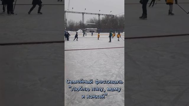 🏒Семейный фестиваль "Люблю папу, маму и хоккей" г. Нытва
