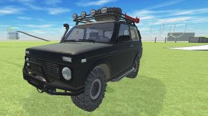Lada NIVA vs лежачий полицейский в Ваз Краш Тест.