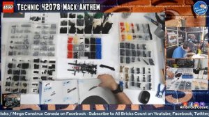 Let's Build The Mack Anthem 42078 Lego Technic 2018 2595pcs pt1