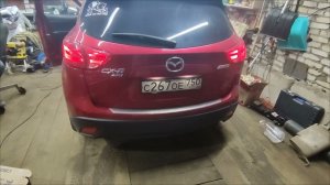 mazda cx5 2.5 звук выхлопа вообще без глушителя