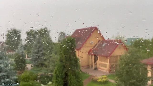 САМАЯ СИЛЬНАЯ ГРОЗА ЗА ВСЕ ВРЕМЯ СЪЁМОК! УРАГАННАЯ ГРОЗА С МОЩНЫМ ЗАРЯДОМ ЛИВНЯ И ГРАДОМ! 13.06.24