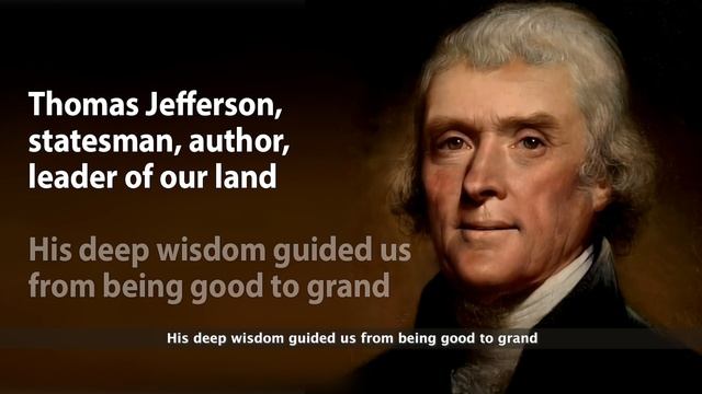 The Life of Thomas Jefferson Song
