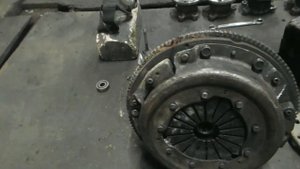 #57 Самодельный трактор.АВТОМОБИЛЬНОЕ СЦЕПЛЕНИЕ на самодельный трактор погрузчик