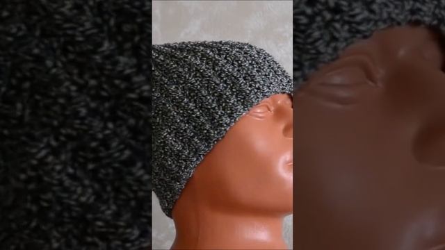 Мужская шапка крючком