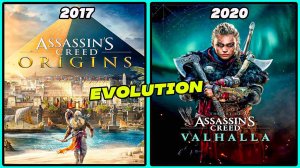 Эволюция Assassin's Creed Valhalla и Assassin's Creed Origins