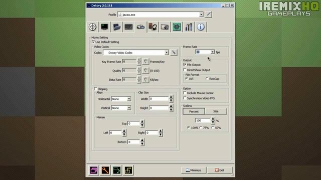 Graba MINECRAFT Sin LAG con DxTory