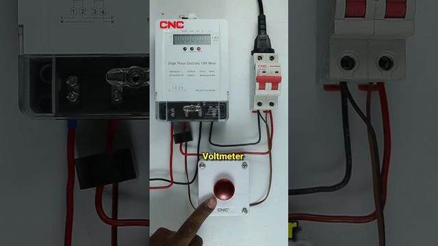 Digital Ammeter and Voltmeter with Energy Meter