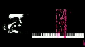 Жуткие Лица на пианино наоборот