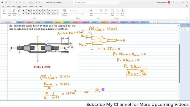 1-36  | Internal Resultant | Loading Chapter 1 Mechanics of Materials by R.C Hibbeler|