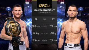 Мераб Двалишвили против Умара Нурмагомедова Полный бой - UFC 311 (UFC 5)