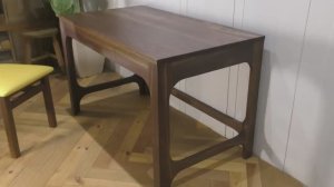 Как сделать письменный стол с соединением на ласточкин хвост (темный орех)