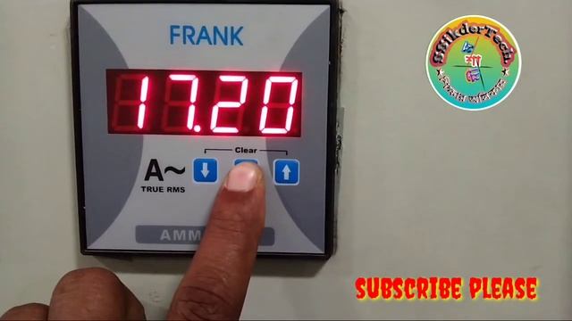 How to set. c.t ratio  FRANK EPM-4D ammeter|frank ammeter
