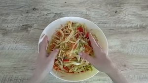 КАК ПРИГОТОВИТЬ САЛАТ ИЗ КАПУСТЫ С БОЛГАРСКИМ ПЕРЦЕМ И МОРКОВЬЮ? Вкусный, витаминный, без майонеза