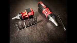 Обзор на универсальные отвёртки (с трещоткой) от  Milwaukee 4932471868 и 4932471598 под HEX 1/4".