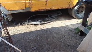 Ночной кошмар субариста. Переехал торпеду Субару Легаси. I ran over a Subaru Legacy torpedo