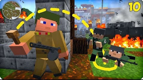 Вторая Мировая Война #10 Call of dute в МАЙНКРАФТ! смотреть онлайн
