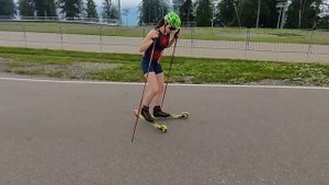 Вес тела на лыжероллерах. #коньковыйход