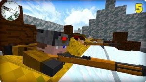 Вторая Мировая Война #5 Call of dute в МАЙНКРАФТ!