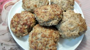 Рецепт моей бабушки. Котлеты получаются очень сочные и мягкие