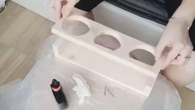 DIY | подставка под цветы | своими руками | из дерева смотреть онлайн