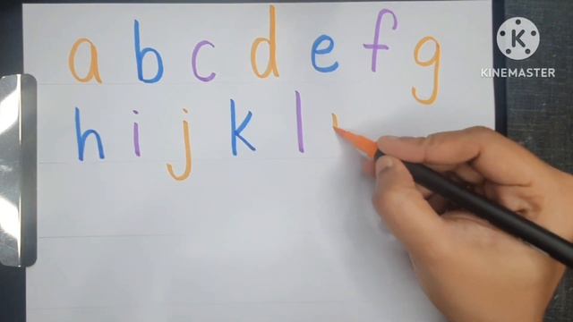 LEARN ALPHABETS a-z(LOWER-CASE LETTERS).EASY AND SIMPLE LEARNING FOR KIDS.