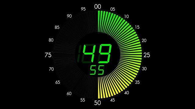 100 Seconds Countdown (LED Circle Clock Version , Remix BBC Countdown , 50FPS) смотреть онлайн