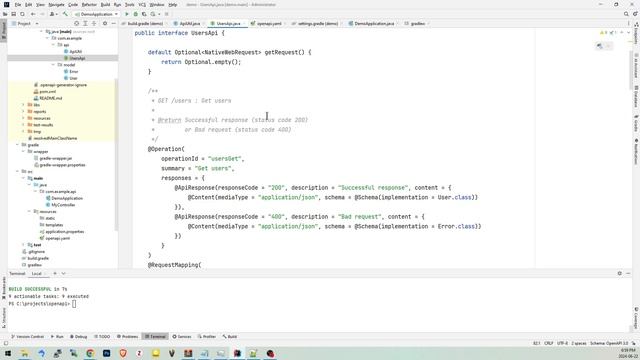 Используем openapi для генерации кода на стороне бэка (контроллеры и клиента typescript) смотреть онлайн