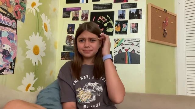 Ночёвка/мы отрезали волосы/ нарисовали шедевр 💗👾 смотреть онлайн