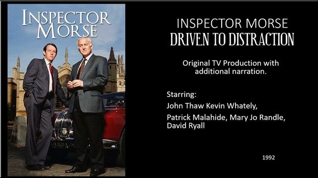 Inspector Morse - Driven to Distraction - Original TV Adaptation Audiobook смотреть онлайн