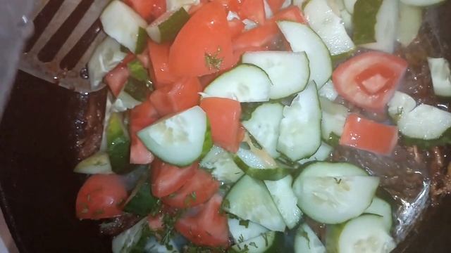 Salad with soy sauce / салат с соевым соусом смотреть онлайн