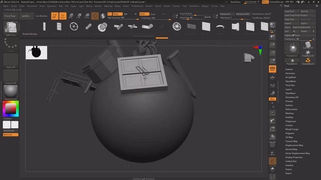 【ZBrush 2022】【memo】brush_train (720p)